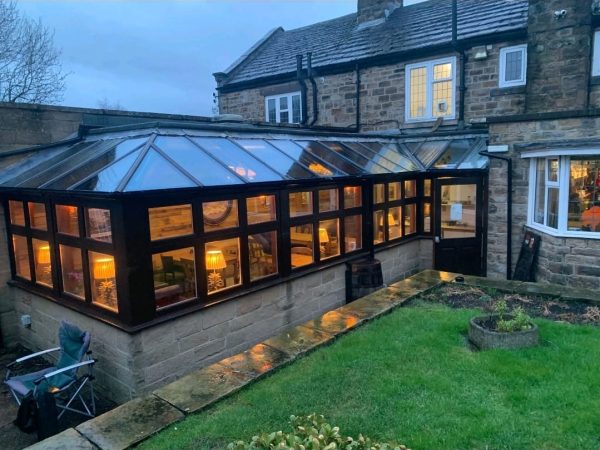 Custom Glass Roof Installation